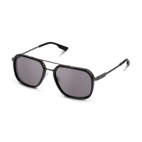 Audi Sonnenbrille, Herren, schwarz/gunmetal