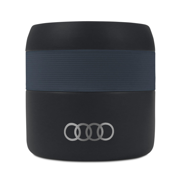 Audi Lunchbox, Edelstahl, schwarz