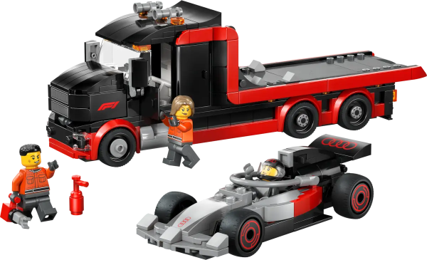 Lego City Audi F1® gr/rot/sw mit F1® D. Truck sw