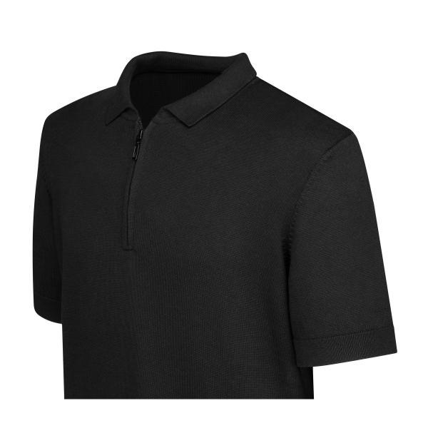 Audi Tec-Strickshirt, Herren, schwarz
