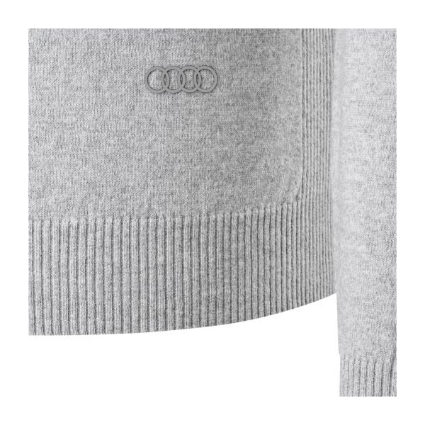 Audi Pullover, Herren, hellgrau