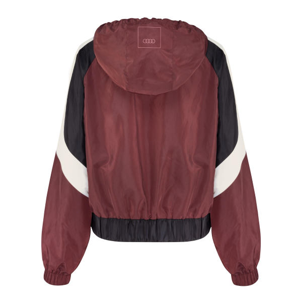 Audi Windbreaker, Damen, bordeaux-schwarz