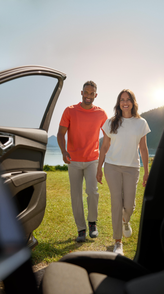 Audi T-Shirt, Damen, creme