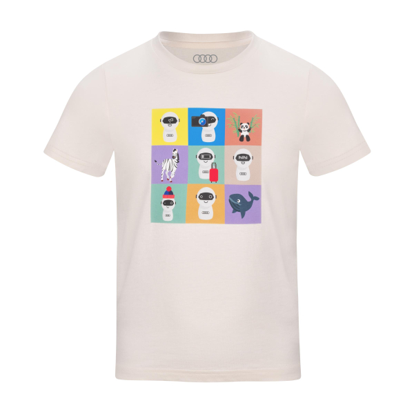 Audi T-Shirt ADUI, Kinder, natur
