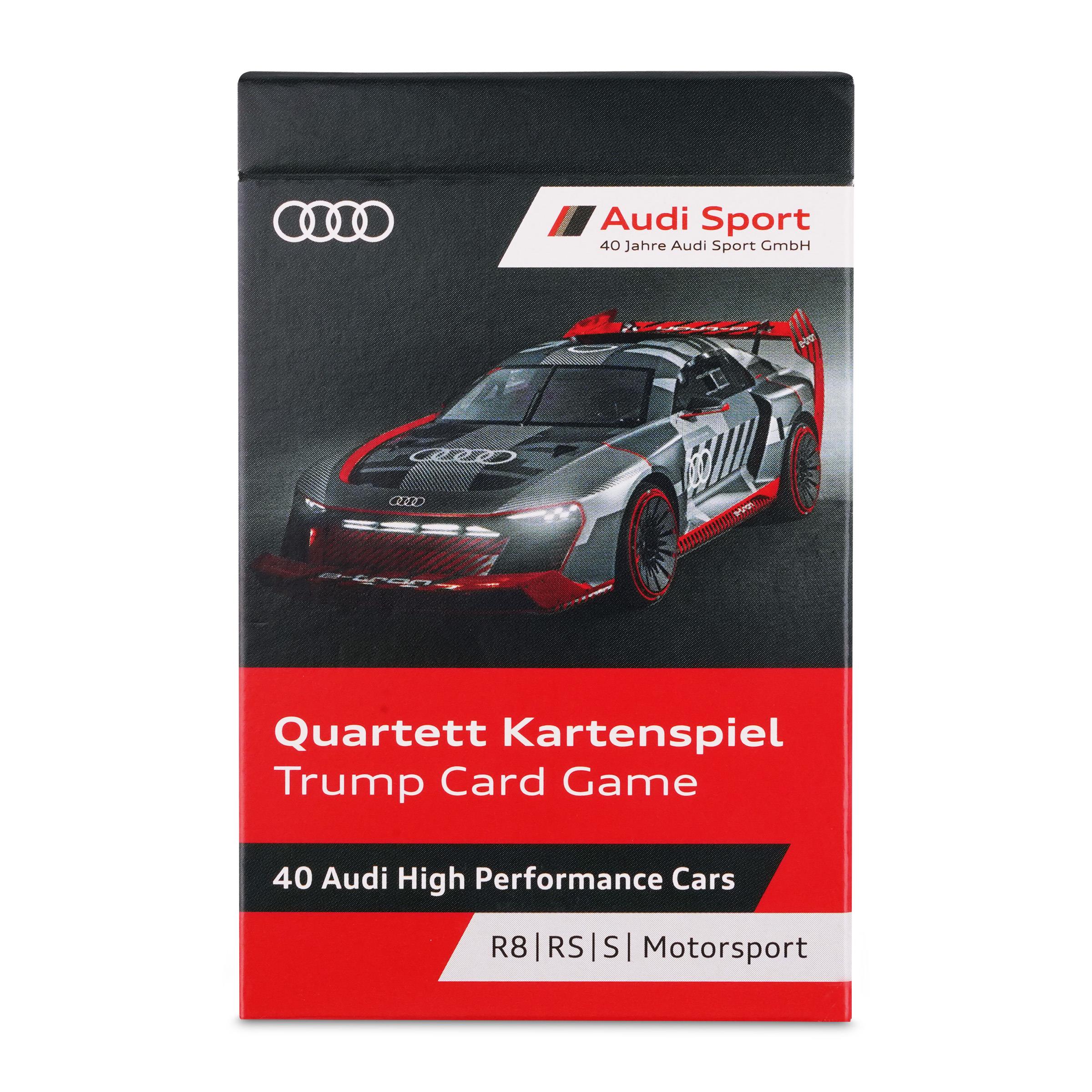 Audi foursome card game 40 Years Audi Sport, Audi Kids, Categories