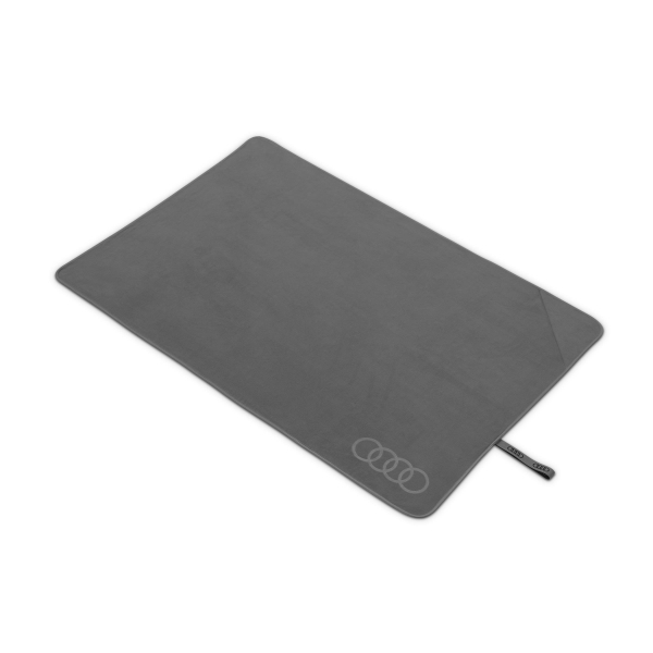 Audi Fleecedecke, grau