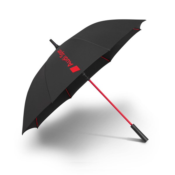 Audi Sport Stockschirm, schwarz/rot, groß