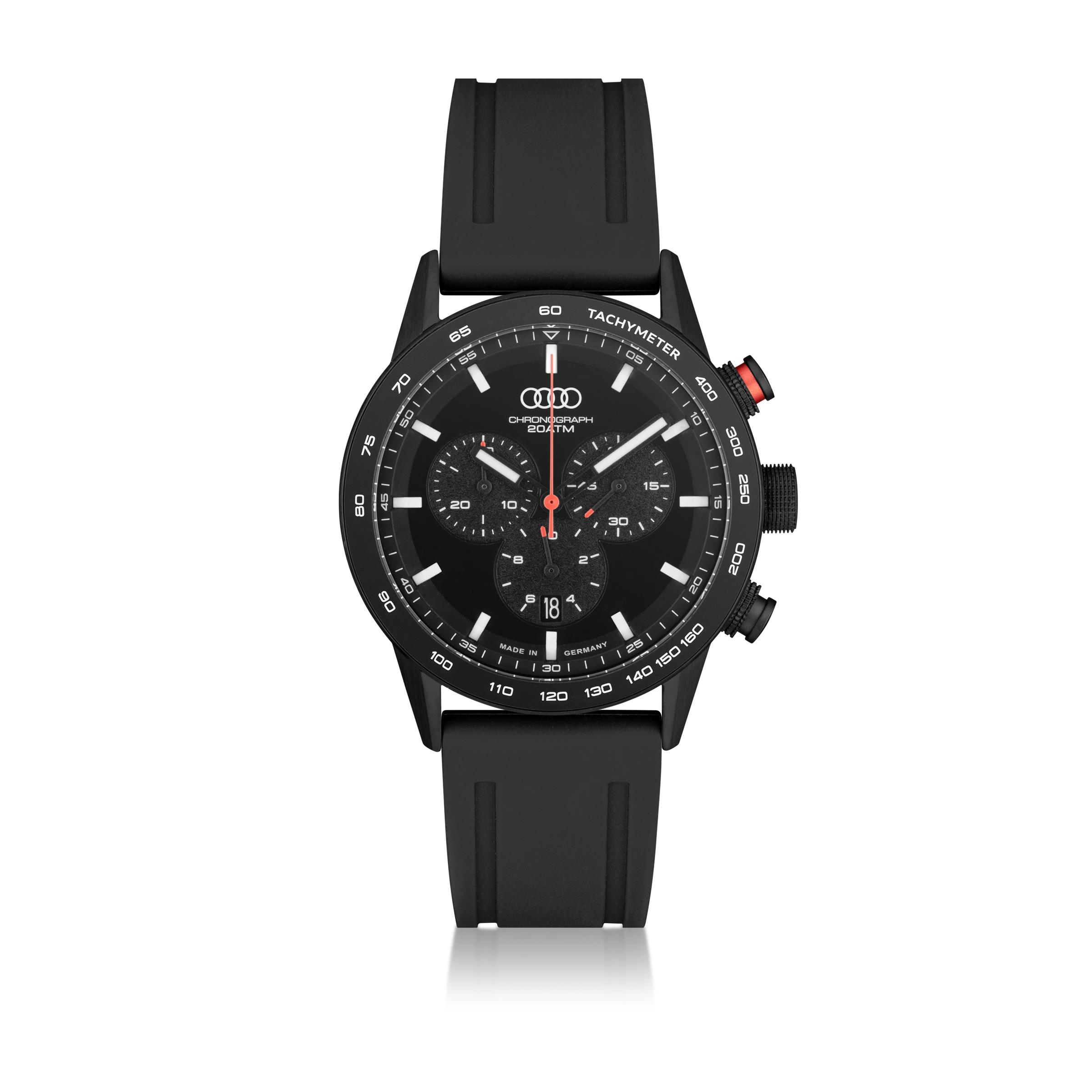 Audi Chronograph men black Watches Lifestyle articles Categories Audi collection Shop