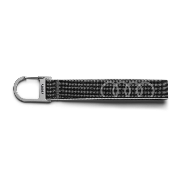 Audi Schlüsselanhänger Schlaufe, grau