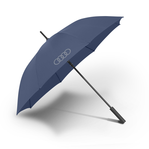 Audi Stockschirm, blau, groß