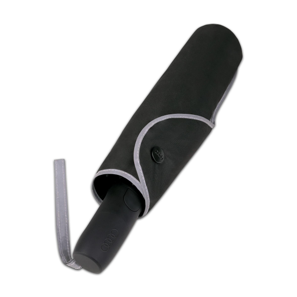 Audi Taschenschirm, schwarz/silber