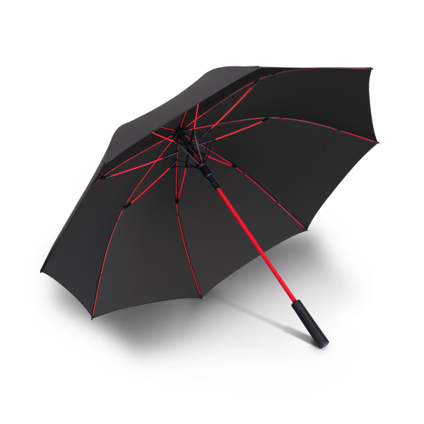 Audi Sport Stockschirm, schwarz/rot, groß