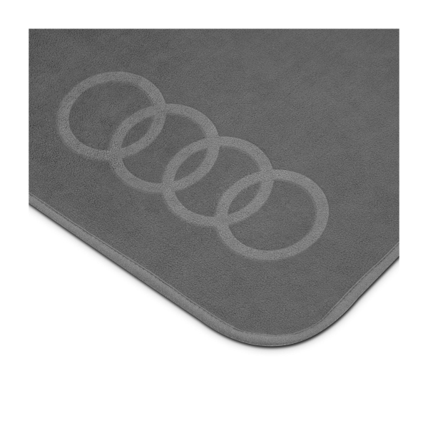 Audi Fleecedecke, grau