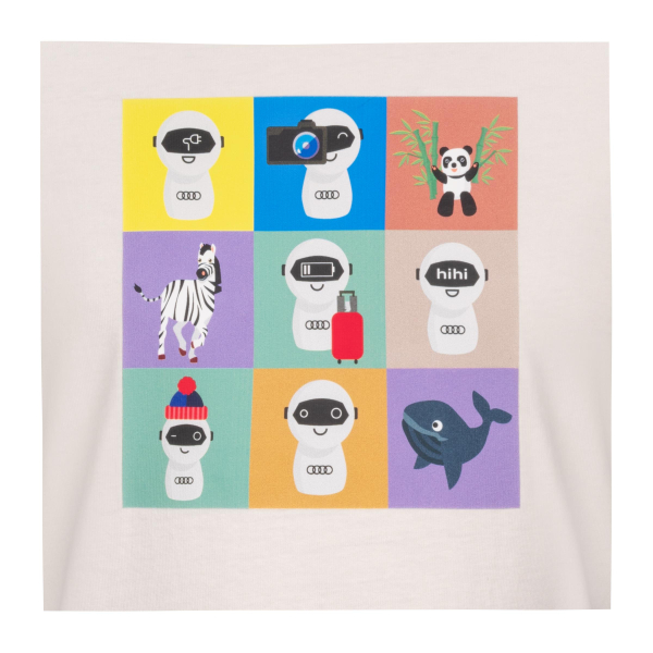 Audi T-Shirt ADUI, Kinder, natur