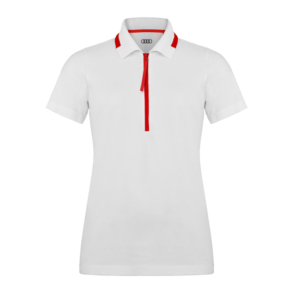 Audi Sport Poloshirt, Damen, weiß