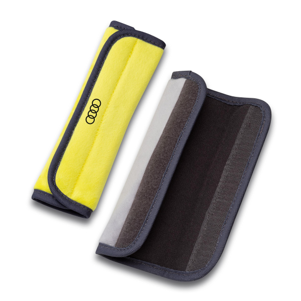 Audi Gurtpolster ADUI, Kinder, gelb/grau