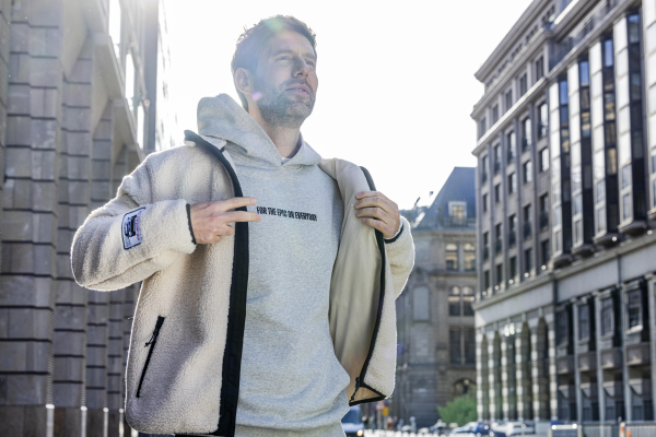 Audi Kaipola ´86 Fleecejacke, unisex, offwhite