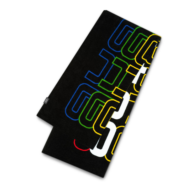 quattro pulse Strandlaken, schwarz