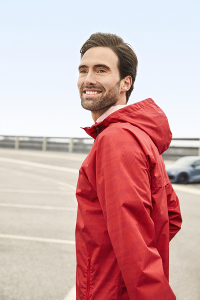 Audi Sport Rainjacket, Unisex, rot