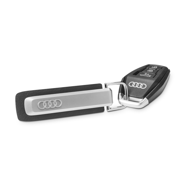 Audi Schlüsselanhänger Q7, silber/schwarz