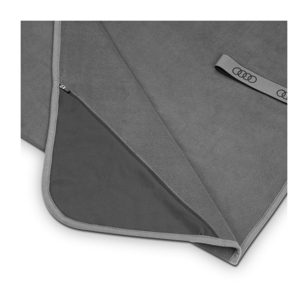 Audi Fleecedecke, grau
