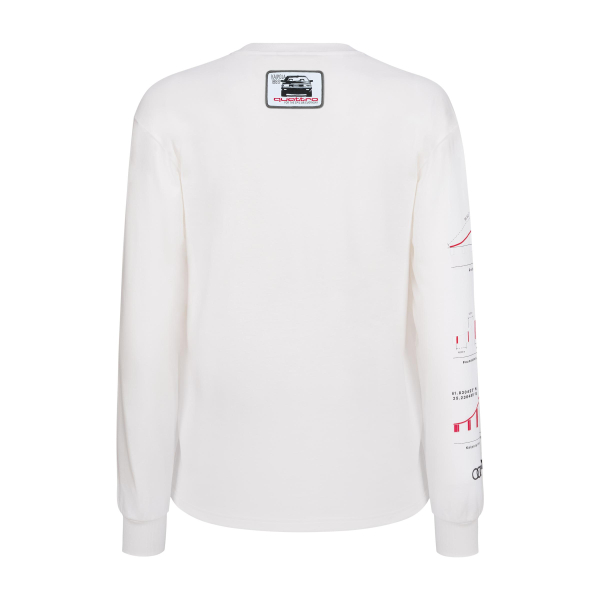 Audi Kaipola ´86 Langarmshirt, unisex, weiß
