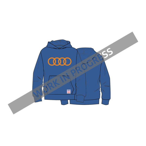 Audi Hoodie, Kinder, blau