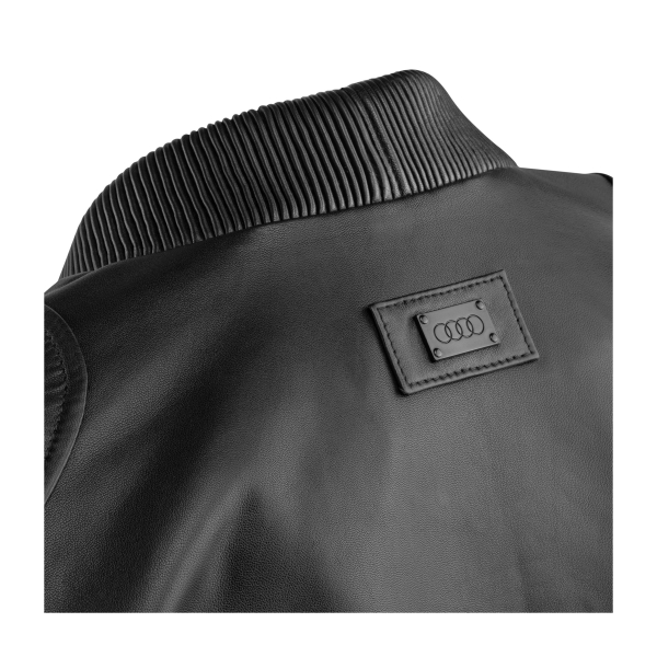 Audi Lederjacke, Herren, schwarz