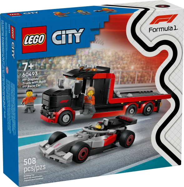 Lego City Audi F1® gr/rot/sw mit F1® D. Truck sw