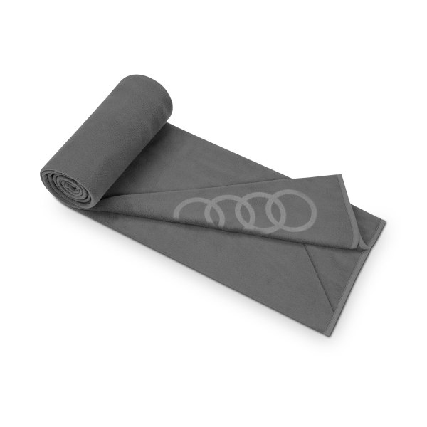 Audi Fleecedecke, grau