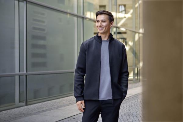 Audi Tec-Jacke, Herren, schwarz.