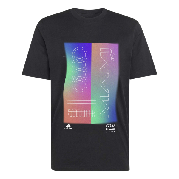 AUDI FORMULA ONE MIAMI GRAPHIC T-SHIRT MEN