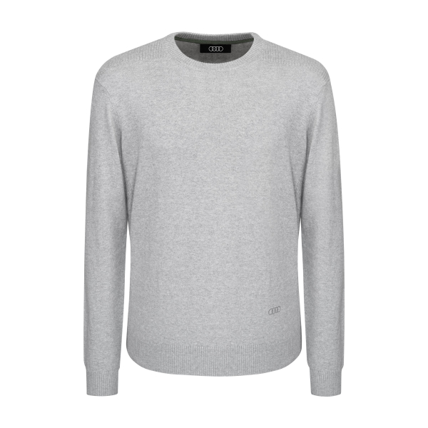 Audi Pullover, Herren, hellgrau