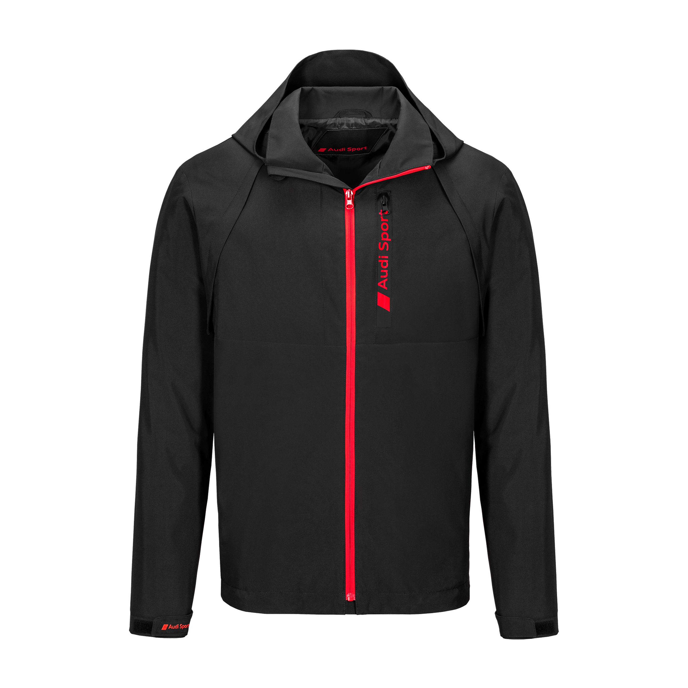 Audi Sport Zipoffjacket, men, black, Jackets & pullovers