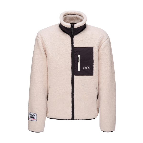 Audi Kaipola ´86 Fleecejacke, unisex, offwhite