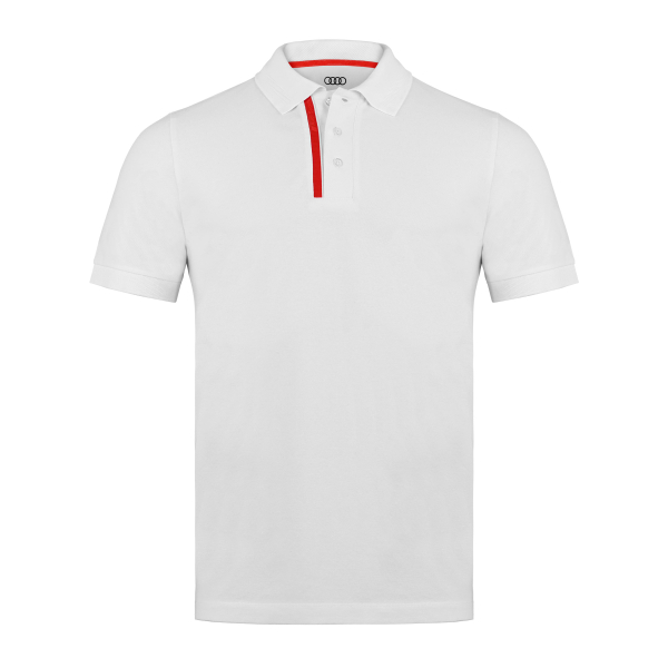 Audi Sport Poloshirt, Herren, weiß