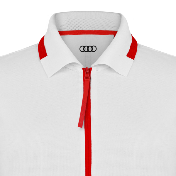 Audi Sport Poloshirt, Damen, weiß