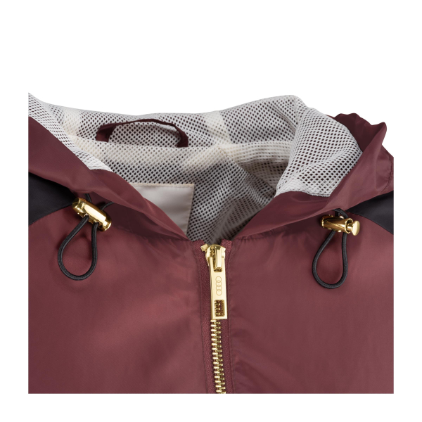Audi Windbreaker, Damen, bordeaux-schwarz