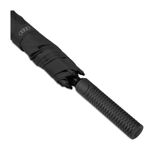 Audi Stockschirm, schwarz, groß