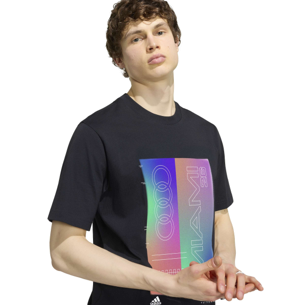 AUDI FORMULA ONE MIAMI GRAPHIC T-SHIRT MEN