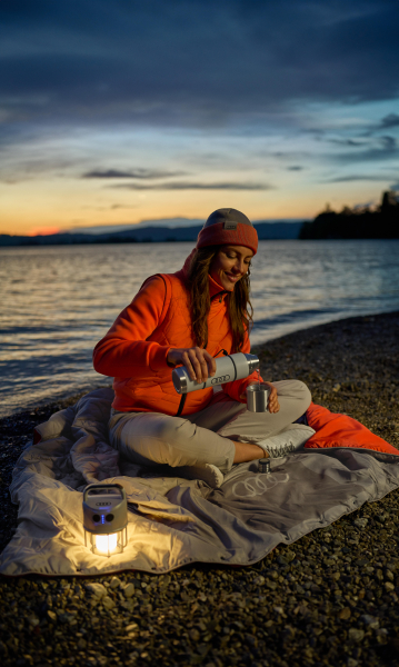 Audi Hybridjacke, Damen, orange