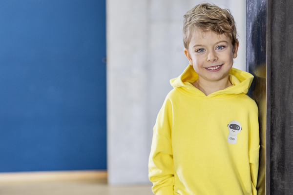 Audi Hoodie ADUI, Kinder, gelb
