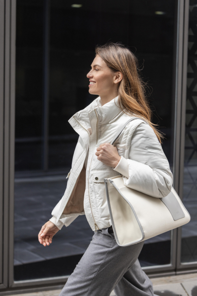 Audi Shopper, Damen, creme/grau