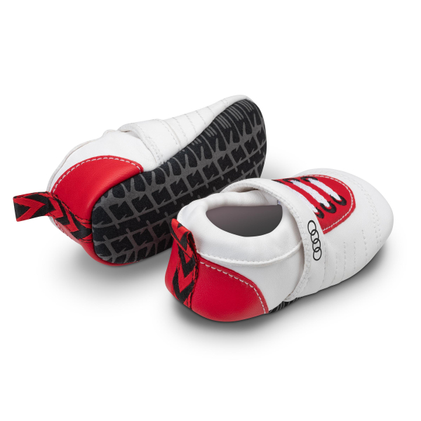 Audi Sport Schühchen, Baby, weiß/rot, 17-18