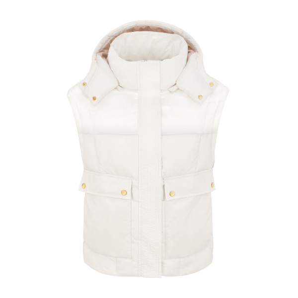 Audi Pufferjacke 4 in 1, Damen, creme