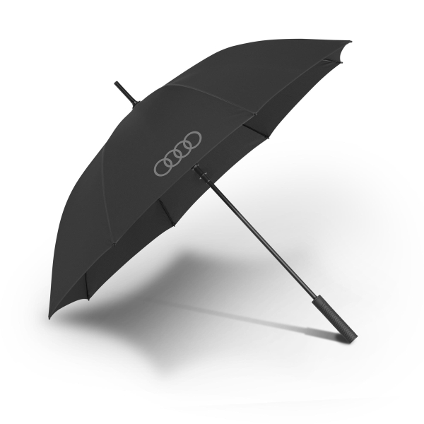 Audi Stockschirm, schwarz, groß