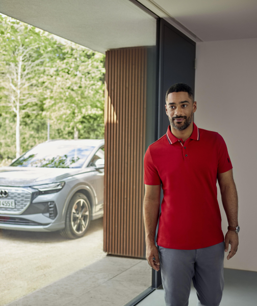 Audi Poloshirt, Herren, rot