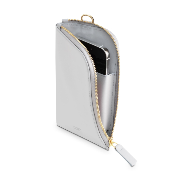 Audi Smartphone Etui Leder, Damen, grau