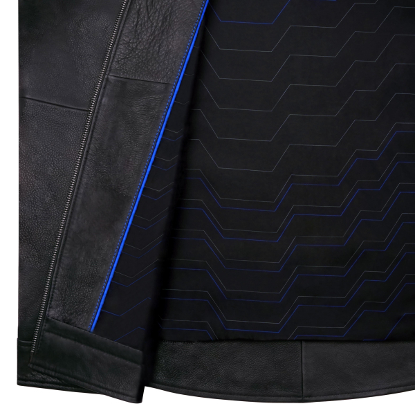 Audi Lederjacke Kaskade, Herren, schwarz