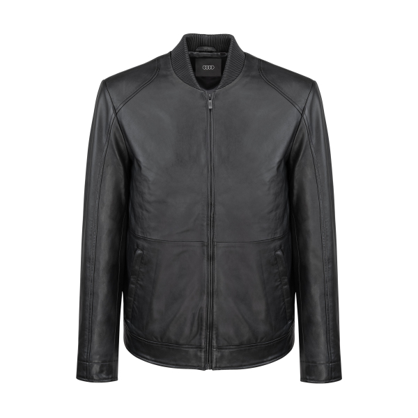 Audi Lederjacke, Herren, schwarz